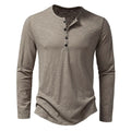 Camisa casual gola Henley by Lord Grego